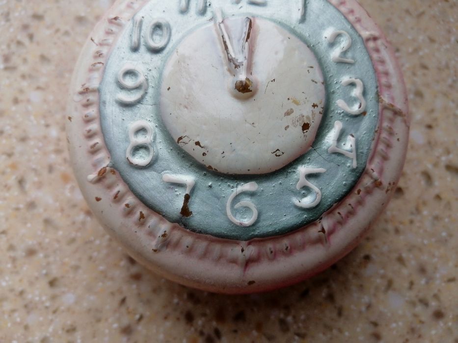 Елочная игрушка часы ранний ссср