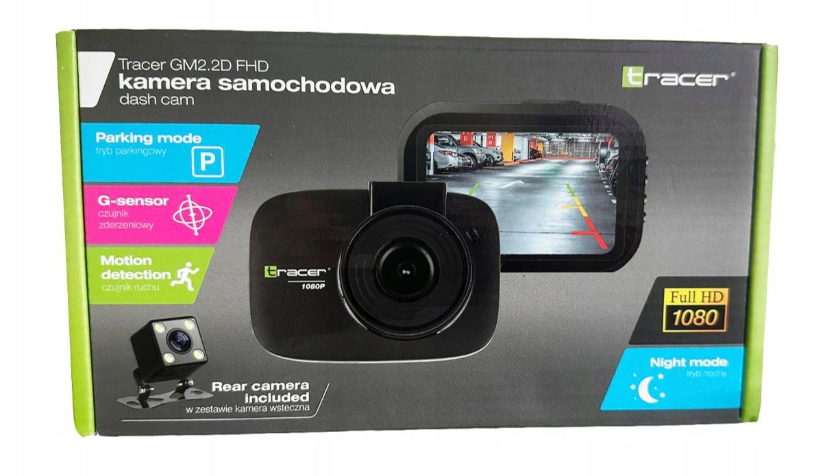 Kamera samochodowa sportowa Tracer GM2.2D Full HD