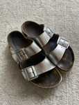 Birkenstock arizona srebrne 39