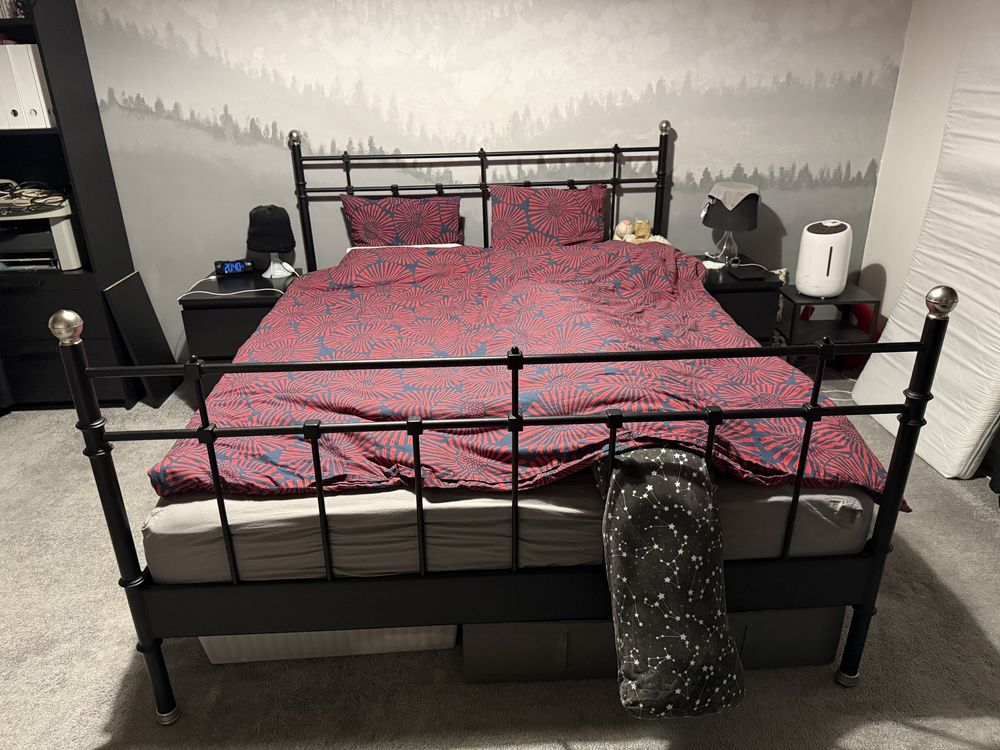 Rama łòżka z  Ikea