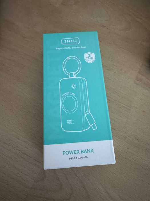 Стильний павербанк-брелок INIU для Apple Watch, iPhone, AirPods,Galaxy