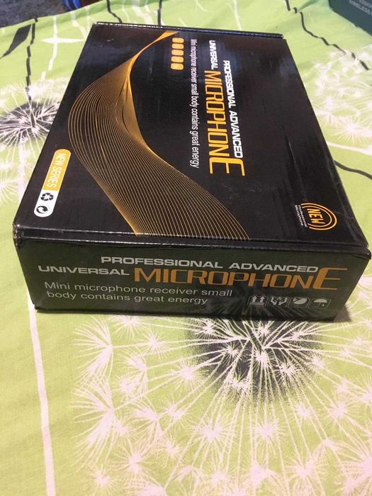 Радио система на аккумуляторах на два микрофона.