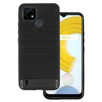 Back Case Carbon Do Realme C21 Czarny