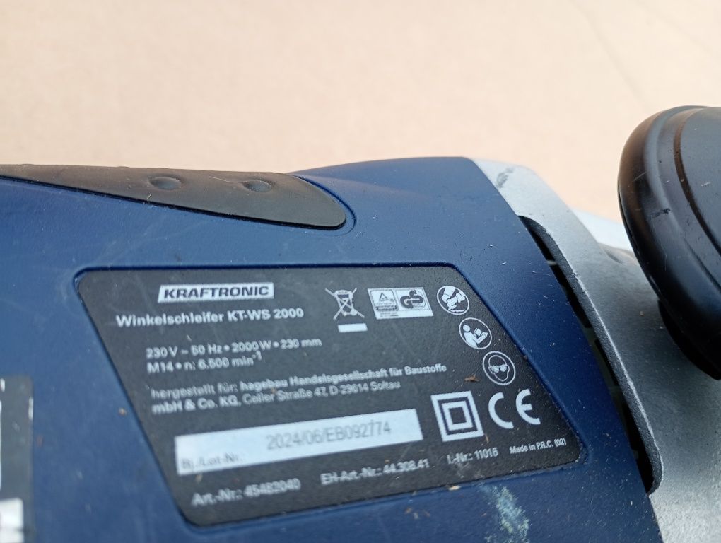 Szlifierka kątowa Einhell Klaftronic TC AG 2000 watt