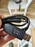 Кабель DC 5.5-2.1 з перетворювачем на 12V для роутера, комп'ютера