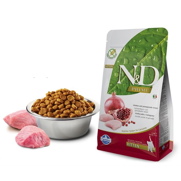 Farmina N&D Kitten (Grain Free) - Frango e Romã