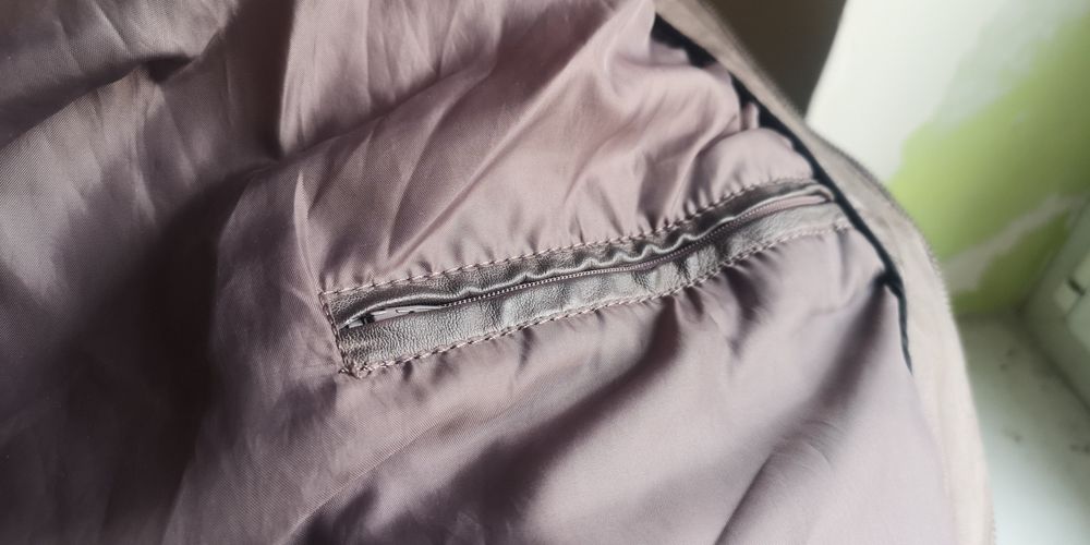 Kurtka damska the outerwear c&a skóra beżowa rozm. 50/2XL