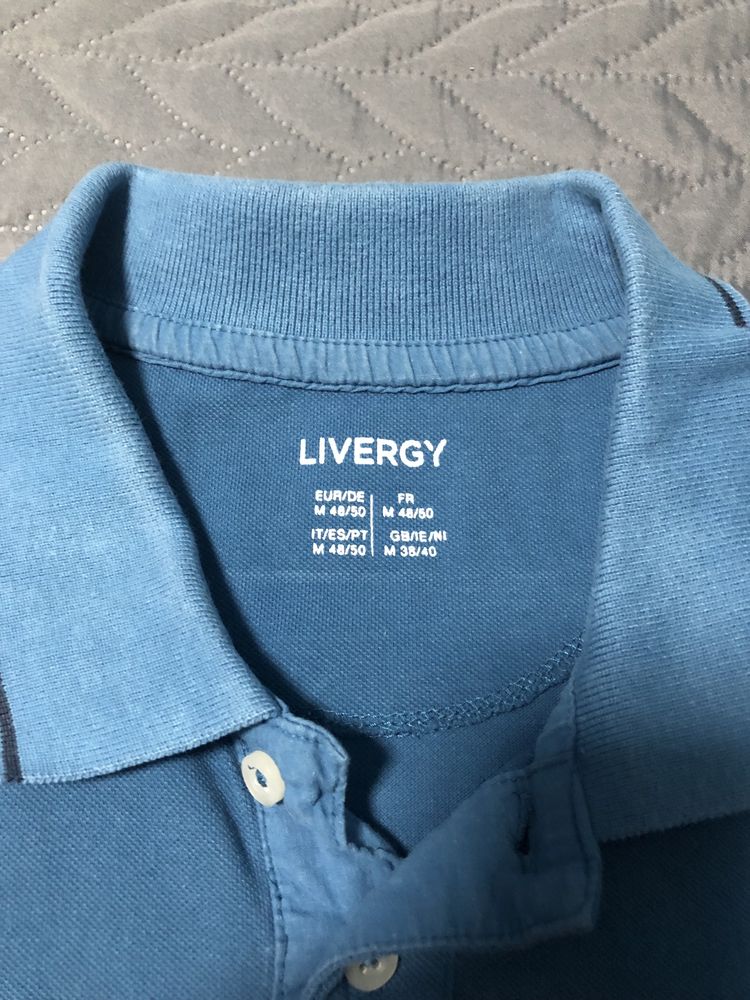 Tshirt Polo azul tamanho L