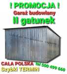 Garaż blaszany np 3x5 Blaszak GARAŻE Tanio i Szybko! CAŁA POLSKA raty