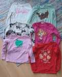 Bluzki 134/140 H&M, barbie, sky