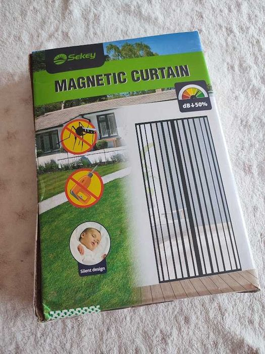 Magnetyczna Moskitiera Ochronna Na Drzwi Balkonowe 90x210