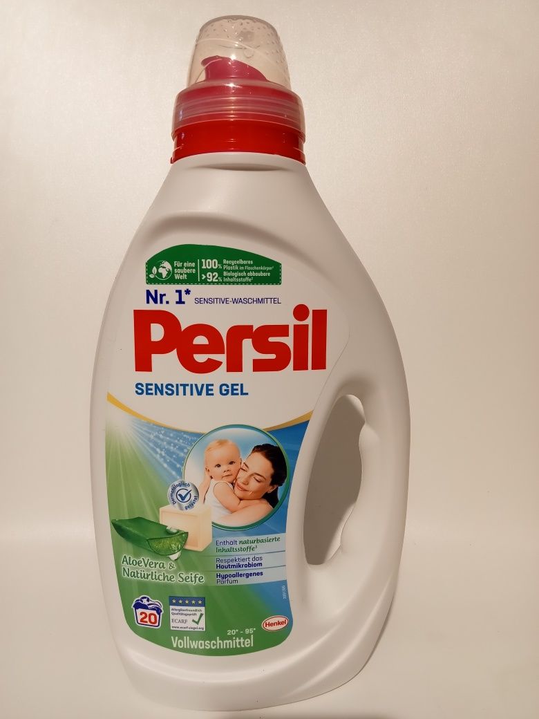 Persil sensitiv żel aloe vera uniwersalny 20 prań 900 ml