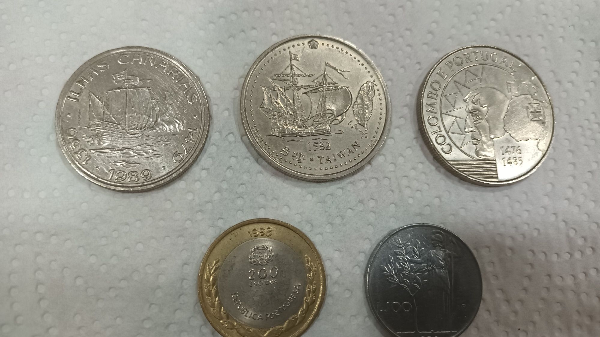 20€ Moedas de coleção antigas para desocupar: