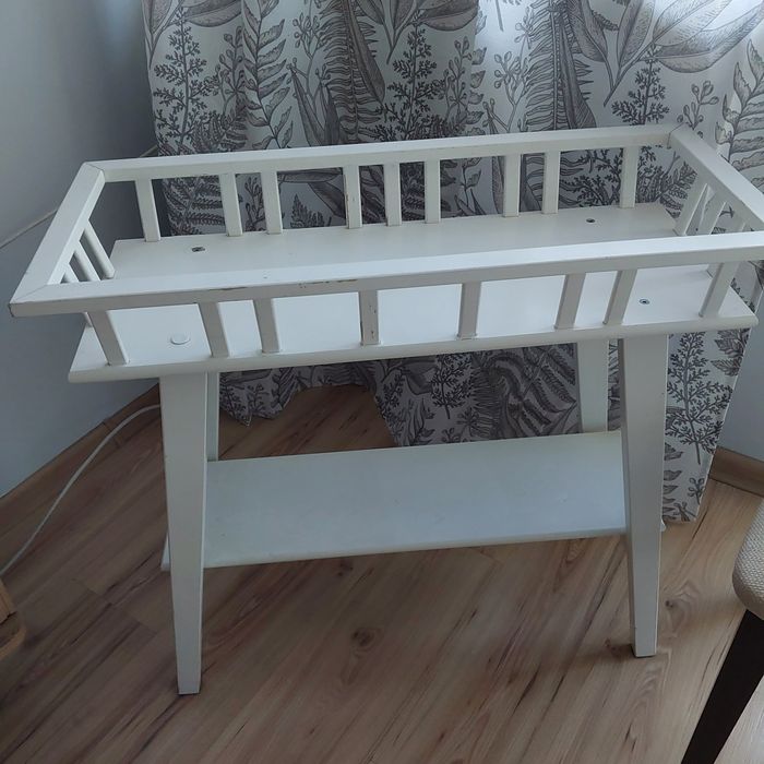 Kwietnik z IKEA, biały