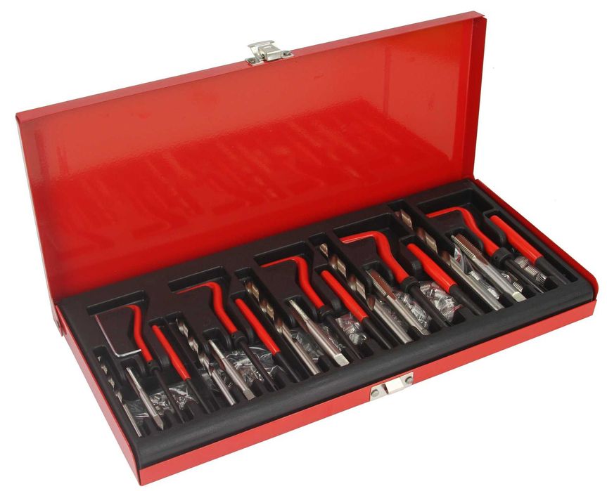 Набір для ремонту різьби 131шт, Набор ремонта резьбы Mar-pol M55882