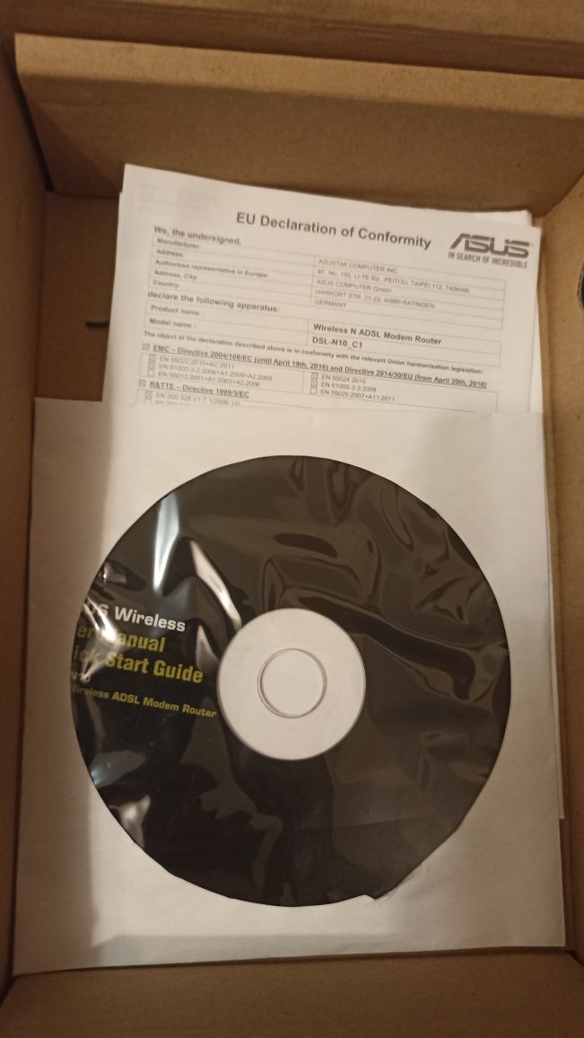 Маршрутизатор Asus DSL-N10