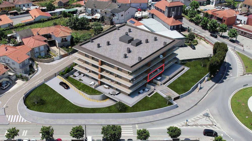 Apartamento T2 Luxo, Condomínio fechado 166m2