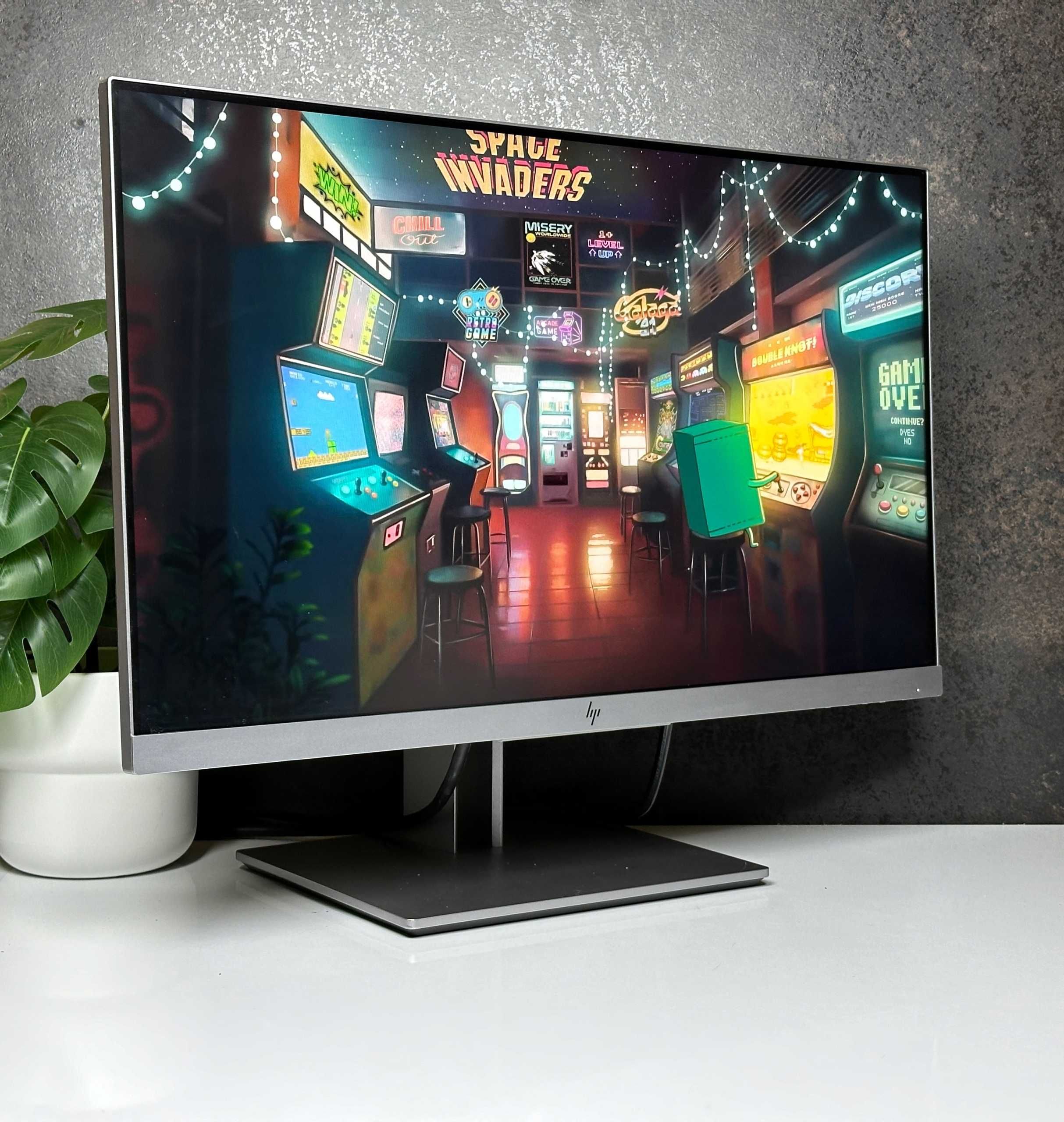 Twoje Okno na świat! Bezramkowy Monitor HP E243 FHD HDMI 24" + Zestaw