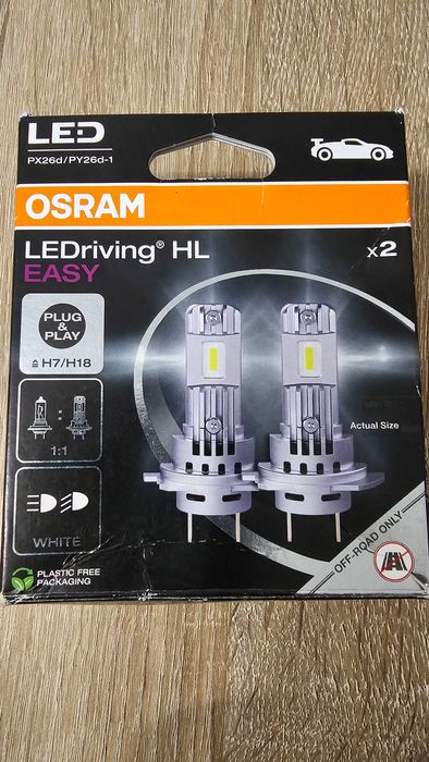 Osram h7 led 2 szt komplet 1400lm