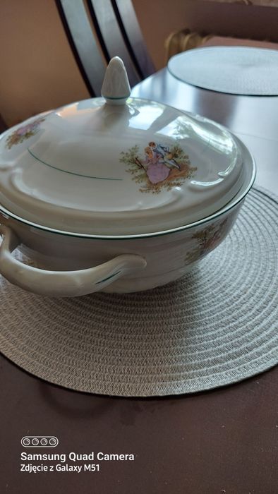 Waza porcelana Włocławek PRL 1967r