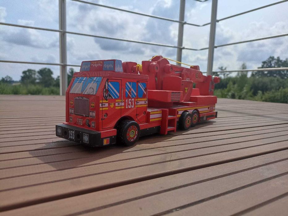 Drewniany wóz strażacki Melissa&Doug