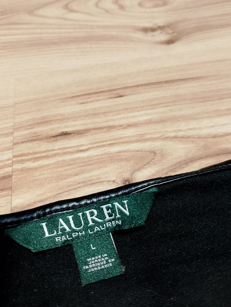Czarna Damska Bluzka Z Długim Rękawem Lauren Ralph Lauren