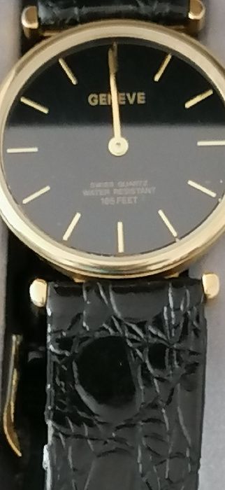 GENEVE swiss made quartz elegancki zegarek szwajcarski