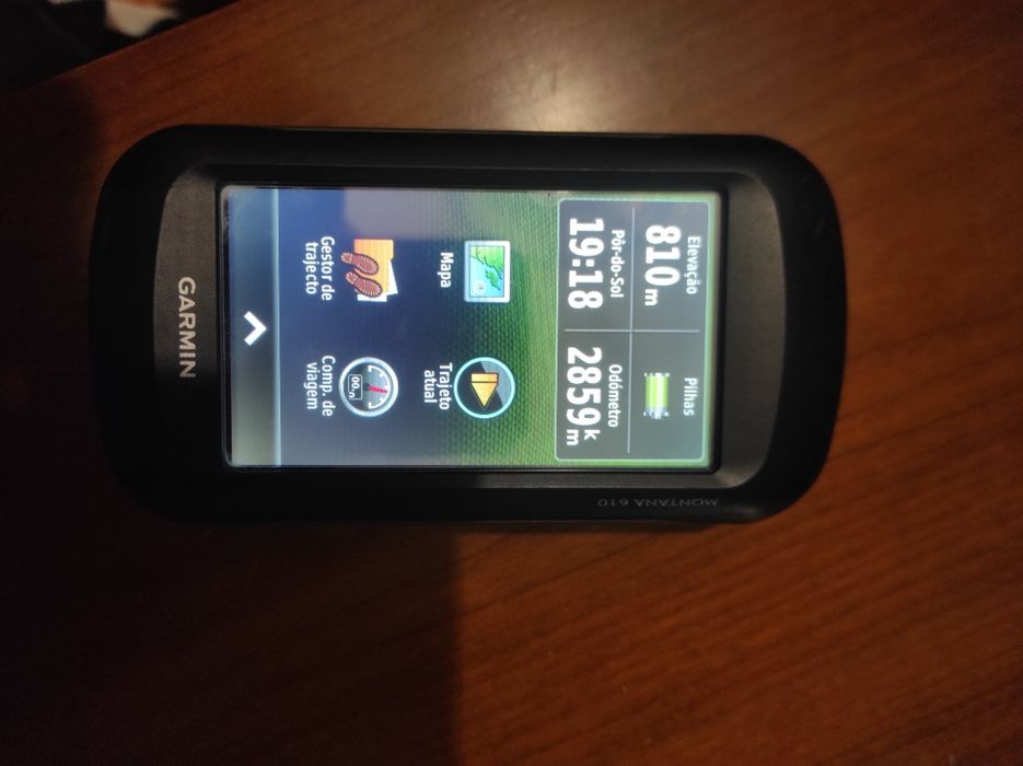 Garmin Montana 610 com base de carregamento