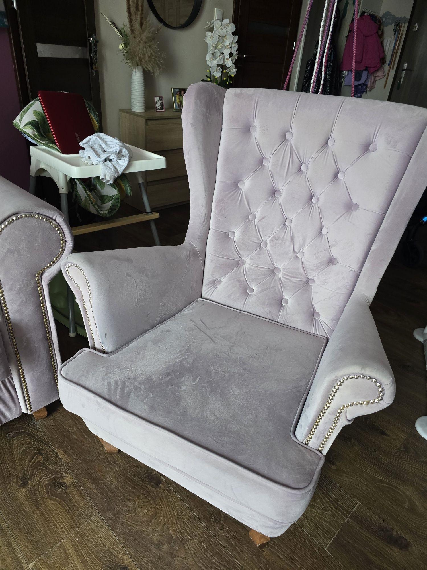 sofa/kanap plus fotel uszak zestaw