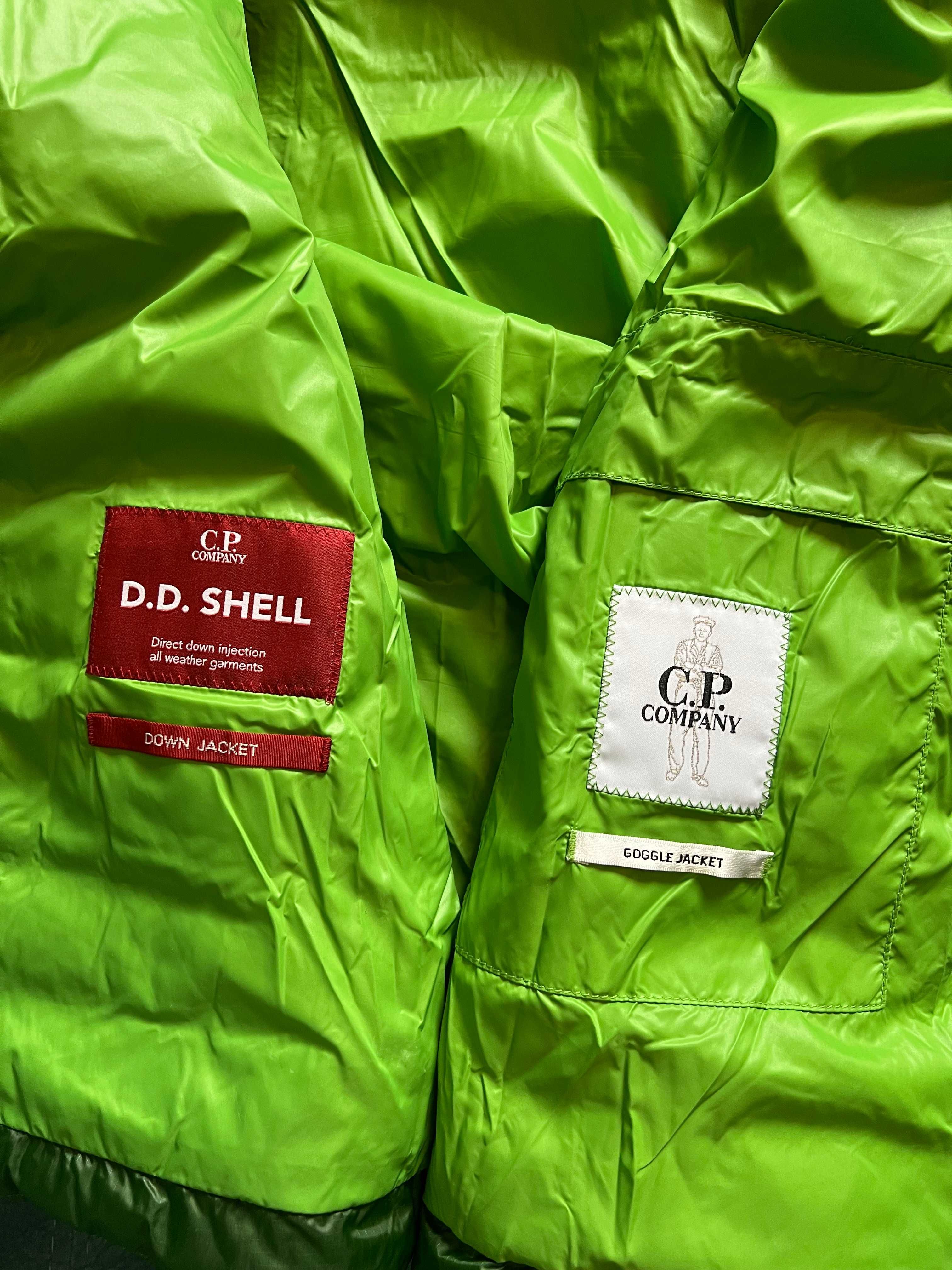 Куртка пуховик мікропуховик C.P. Company D.D. Shell Goggle Down Jacket