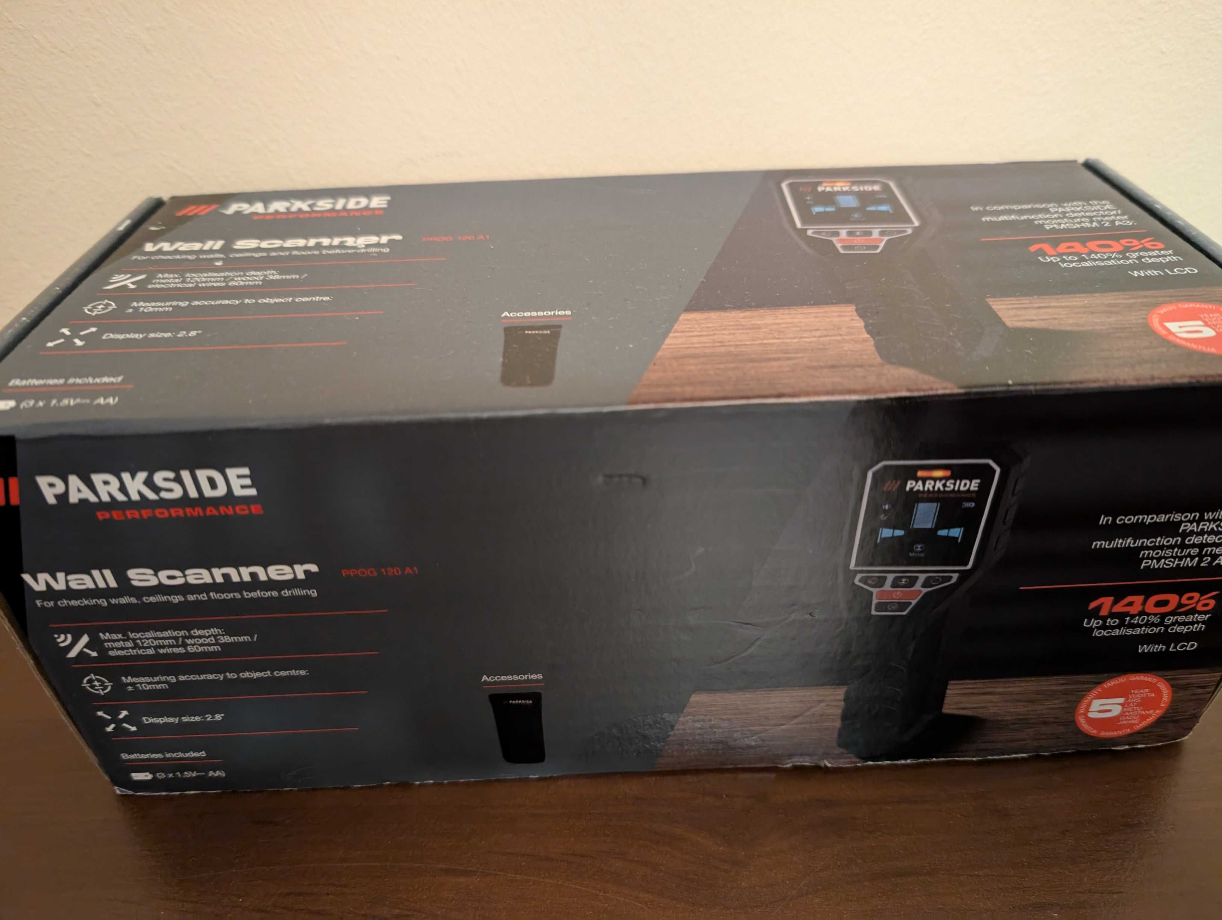 NOWY Parkside Performance lokalizator detektor do kabli PPOG 120 A1