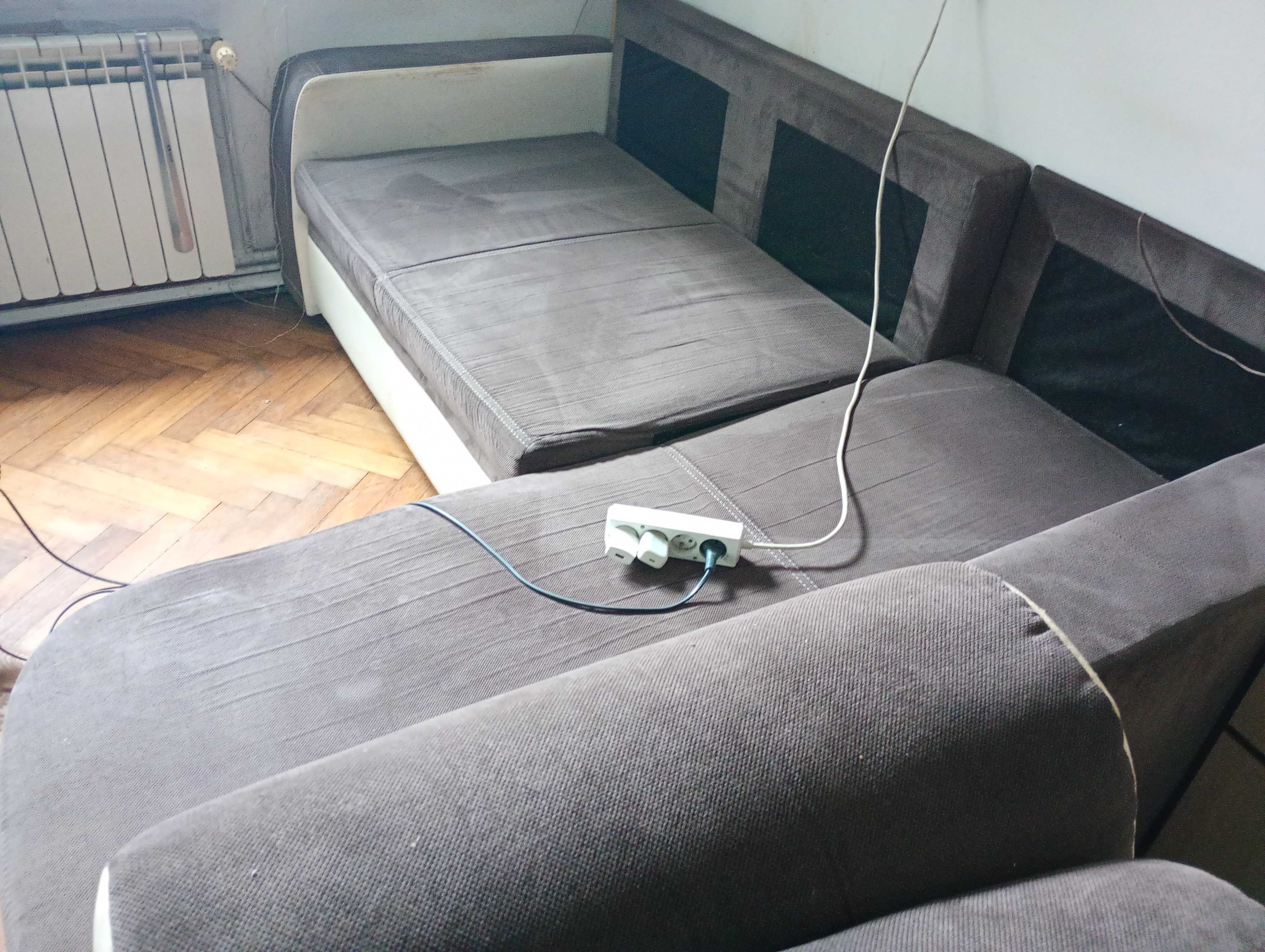 podwójna sofa rozkładana