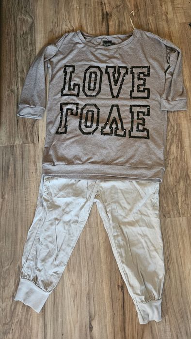 Zestaw spodnie damskie 3/4 i bluzka reserved roz S M