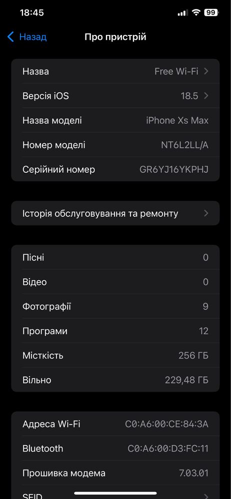 IPhone XS Max 256Gb