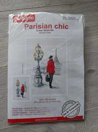 Zestaw do wyszywania haftem krzyżykowym paryski szyk