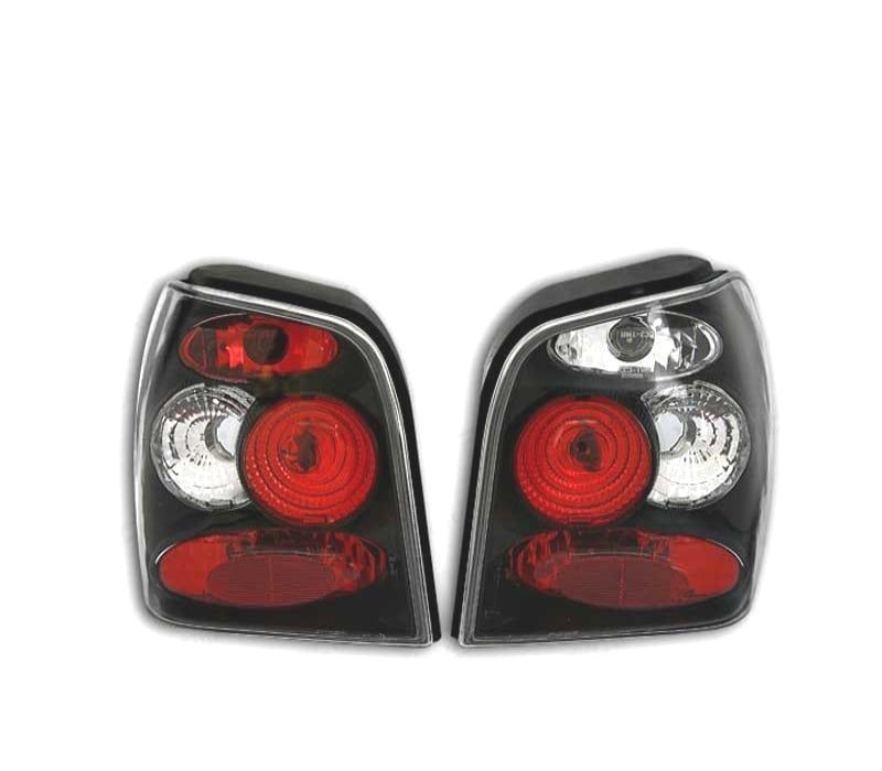 FAROLINS TRASEIROS PARA VOLKSWAGEN VW POLO 6N 94-99 PRETO