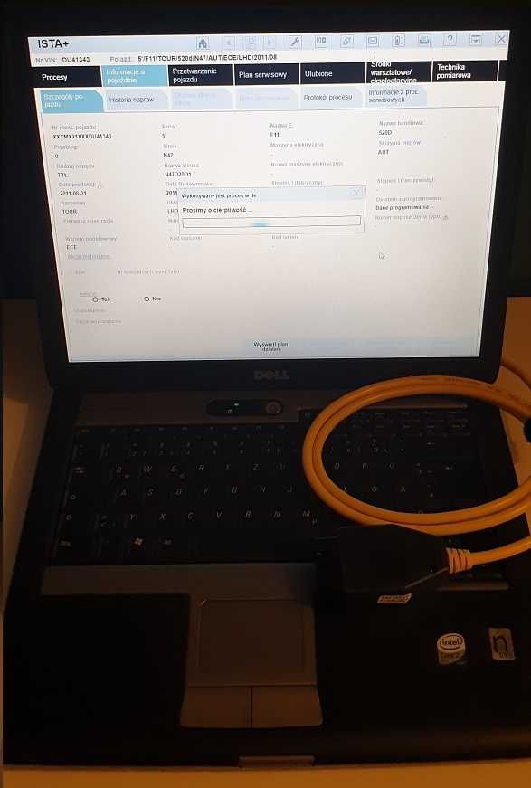 Komputer diagnostyczny laptop BMW ISTA-D ISTA-P INPA E-SYS