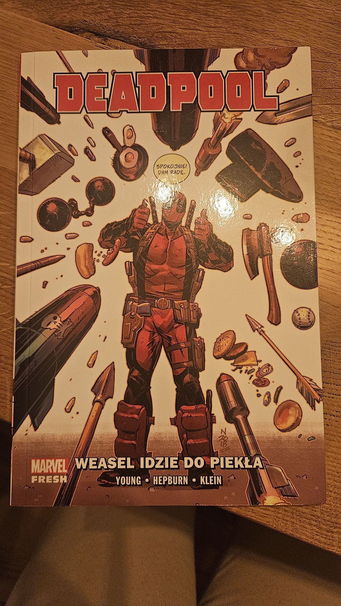 Deadpool Marvel Fresh Weasel idzie do piekła
