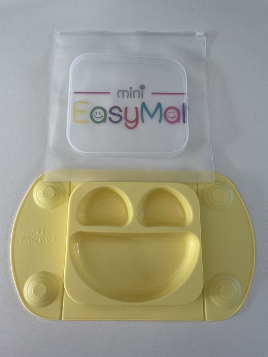 EasyMat Mini 2in1 silikonowy talerzyk z podkładką lunchbox Easy