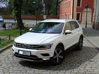 Volkswagen Tiguan 2.0 TDI SALON PL 4MOTION DSG Virtual Kamera Ruda Skóra FULL Nowe opony