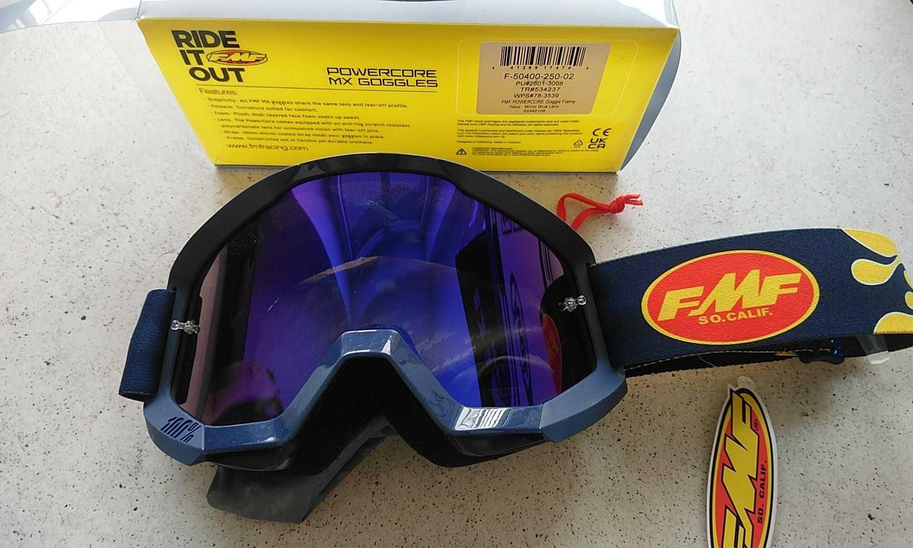 Gogle offroad FMF Powercore 100% STRATA
