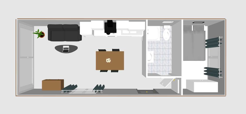 MILANO 35+12m2-MARWIS MOBILE HOMES-domek mobilny-marwis.eu