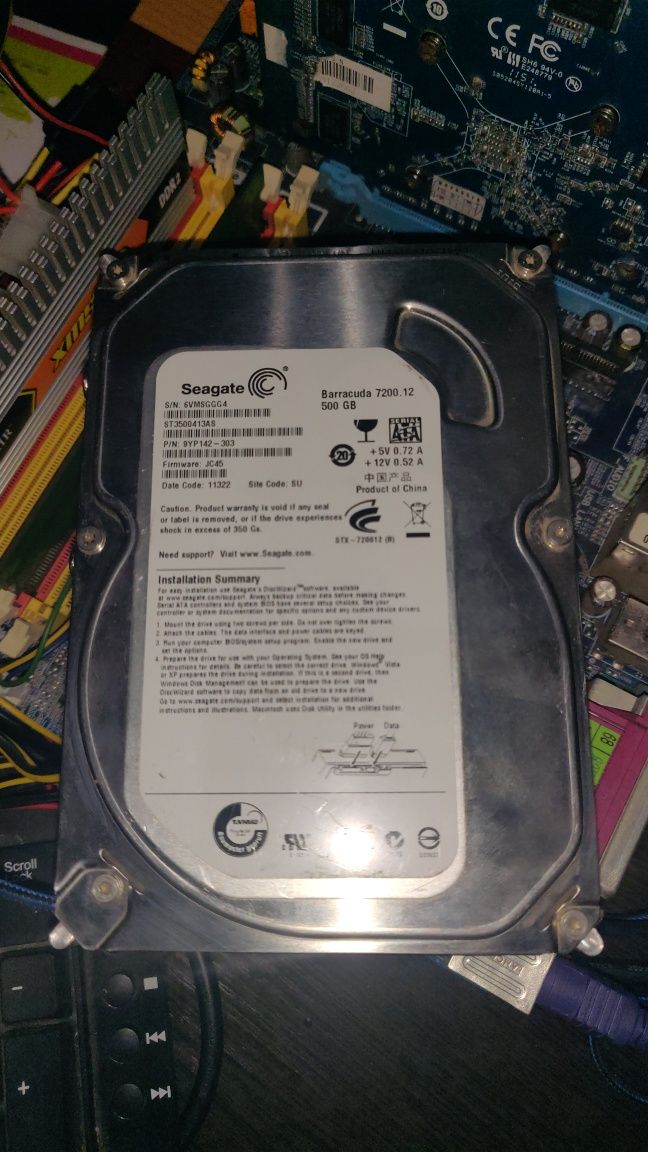 Жорсткі диски Seagate 500 ГБ