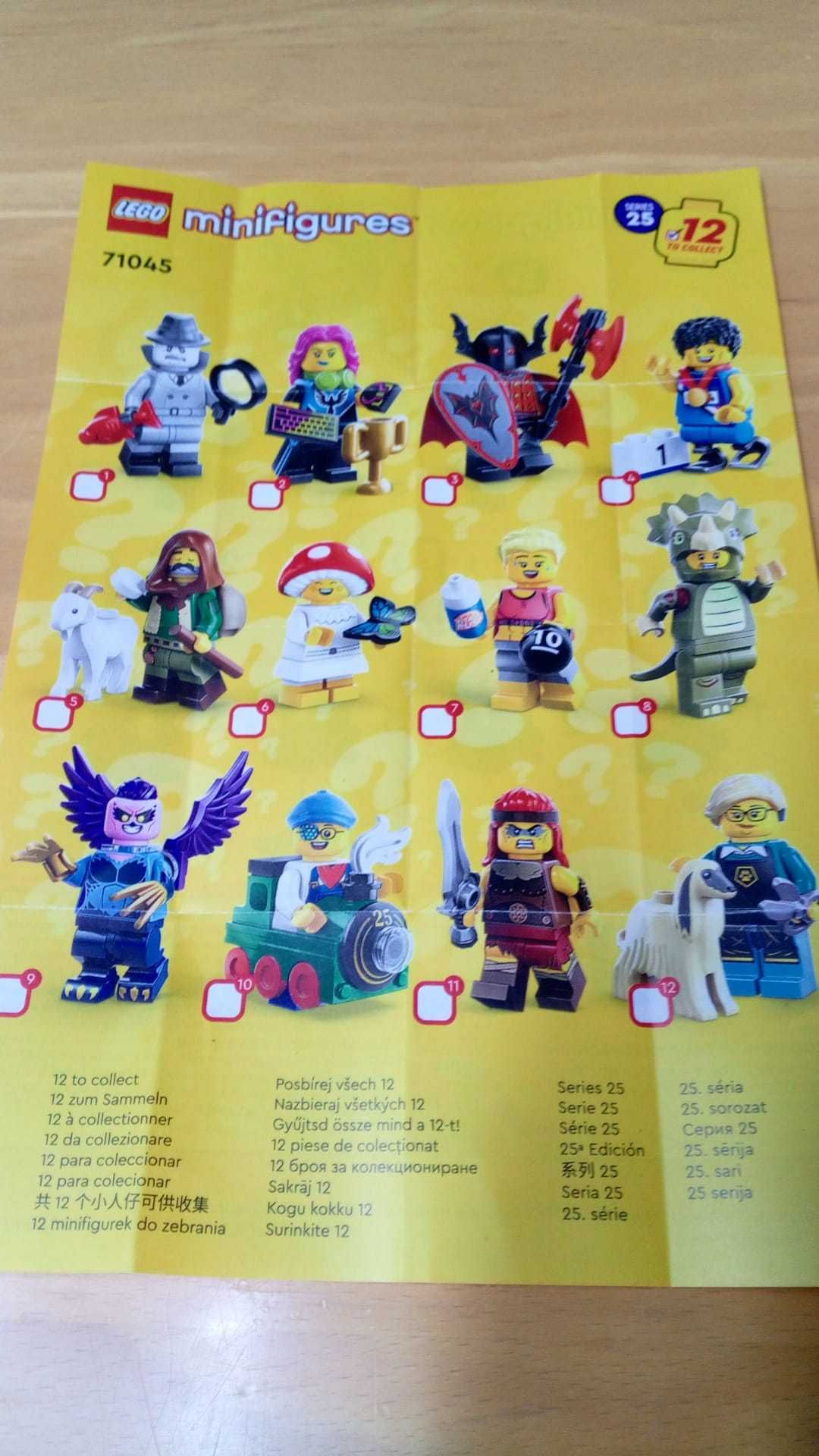 Mninifigurka LEGO nr 4 Biegaczka z protezami, nowa 25 seria