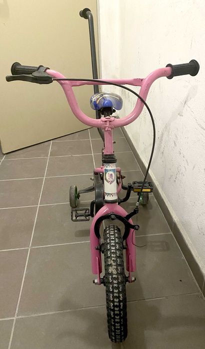 Rowerek różowy 14 cali