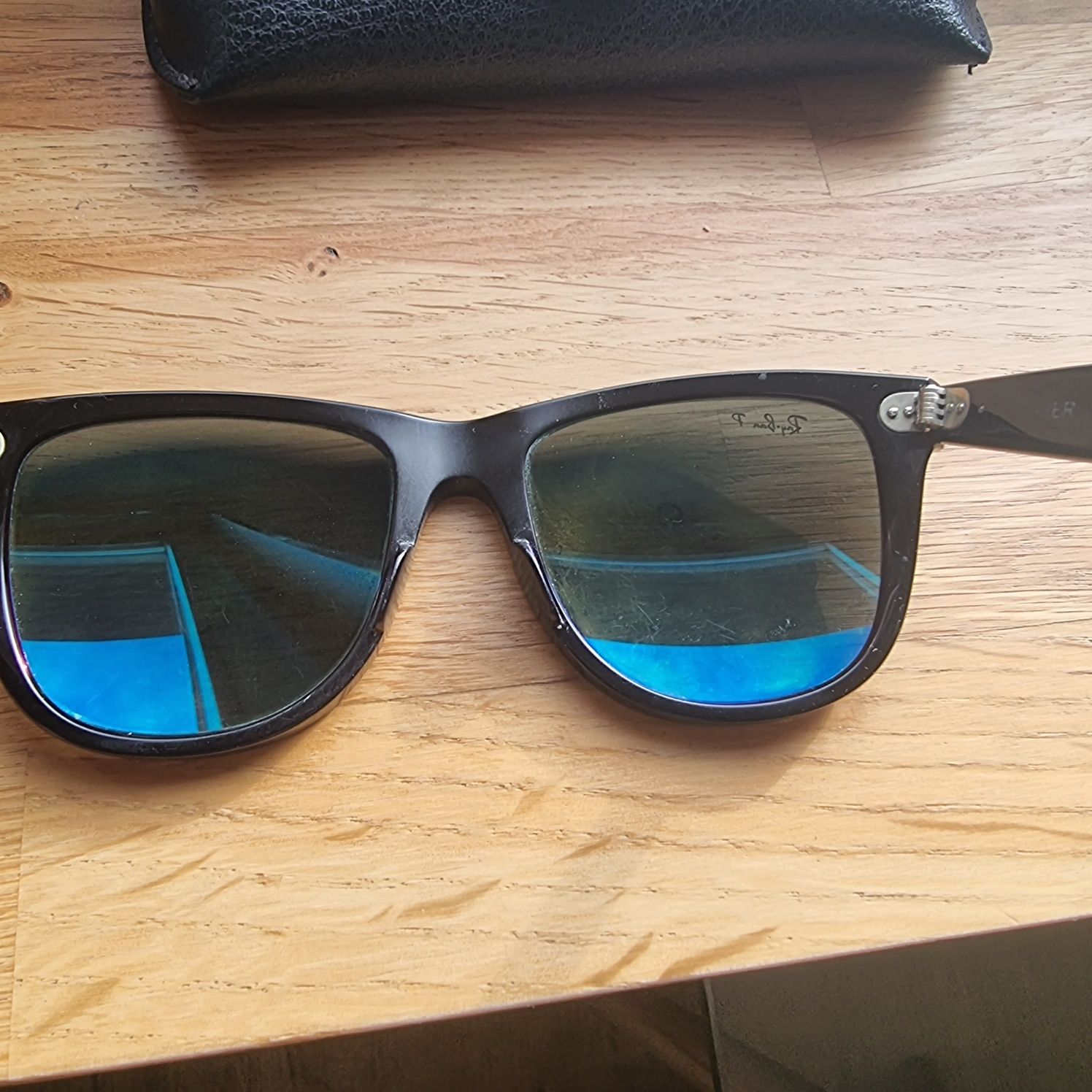 Ray-Ban Wayfarer 58 czarne polaryzowane