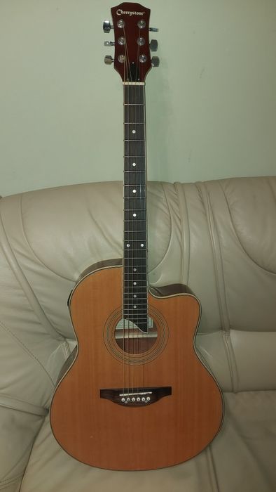 Гитара електроакустическая Cherryston FTMINI-AW700 + чехол