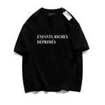 Футболка Enfants Riches Deprimes унисекс ERD чорний білий