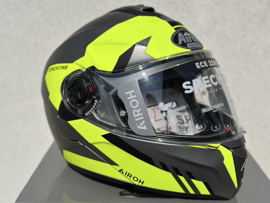 Szczekowy kask motocyklowy AIROH Spectre clever rozmiar XL, PROMOCJA!