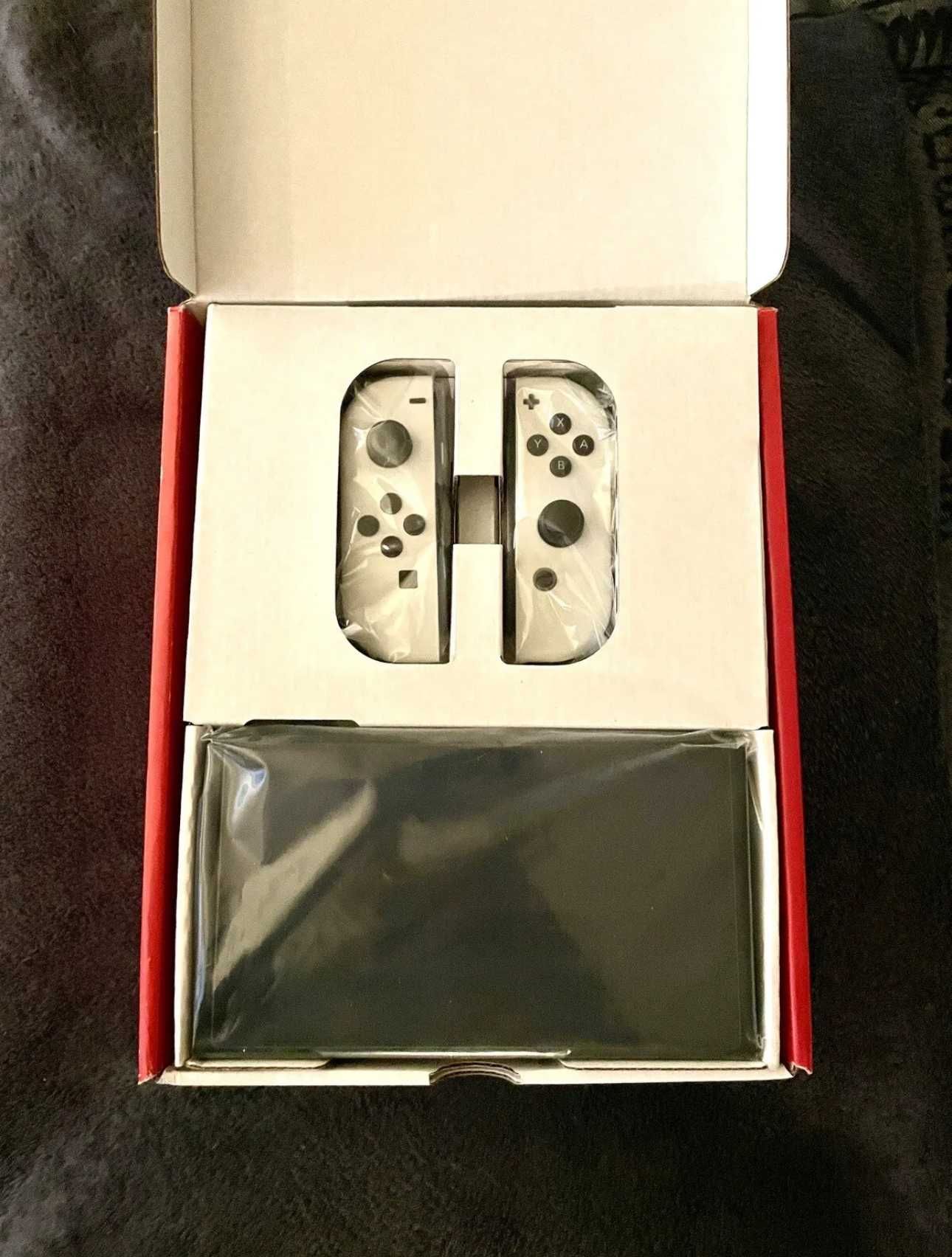 Nintendo switch Oled 64+128gb комплект ідеал + оригінальний чохол.